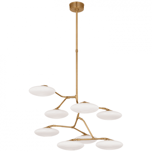 Visual Comfort Signature Brindille XL Entry Chandelier Soft Brass