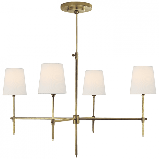 Visual Comfort Signature Bryant Large Chandelier Hand-Rubbed Antique Brass