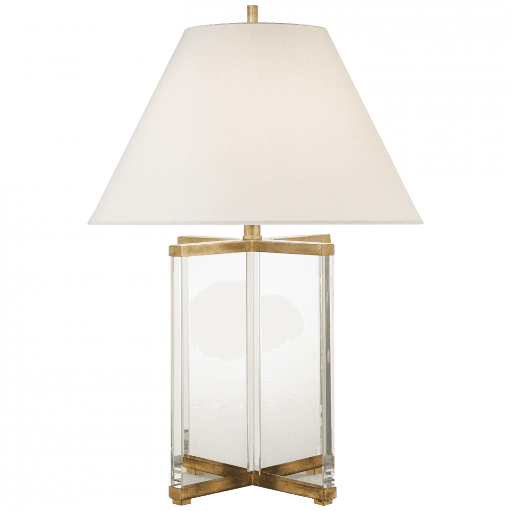 Visual Comfort Signature Cameron Table Lamp Crystal with Gild