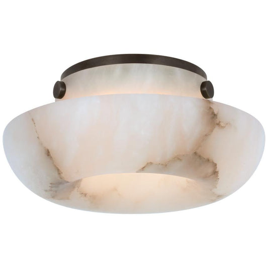 Visual Comfort Signature Cappello 6 Alabaster and Bronze