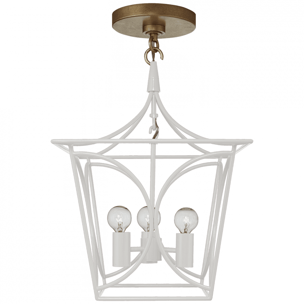 Visual Comfort Signature Cavanagh Mini Hanging Lantern Light Cream