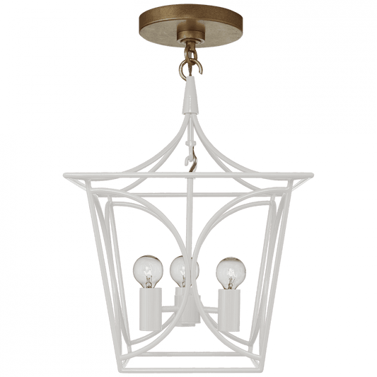 Visual Comfort Signature Cavanagh Mini Hanging Lantern Light Cream