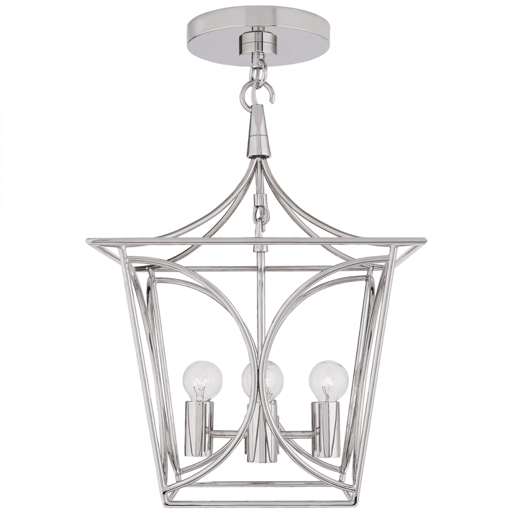 Visual Comfort Signature Cavanagh Mini Lantern Polished Nickel