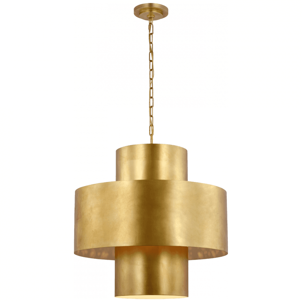 Visual Comfort Signature Chalmette Layered Pendant Gild