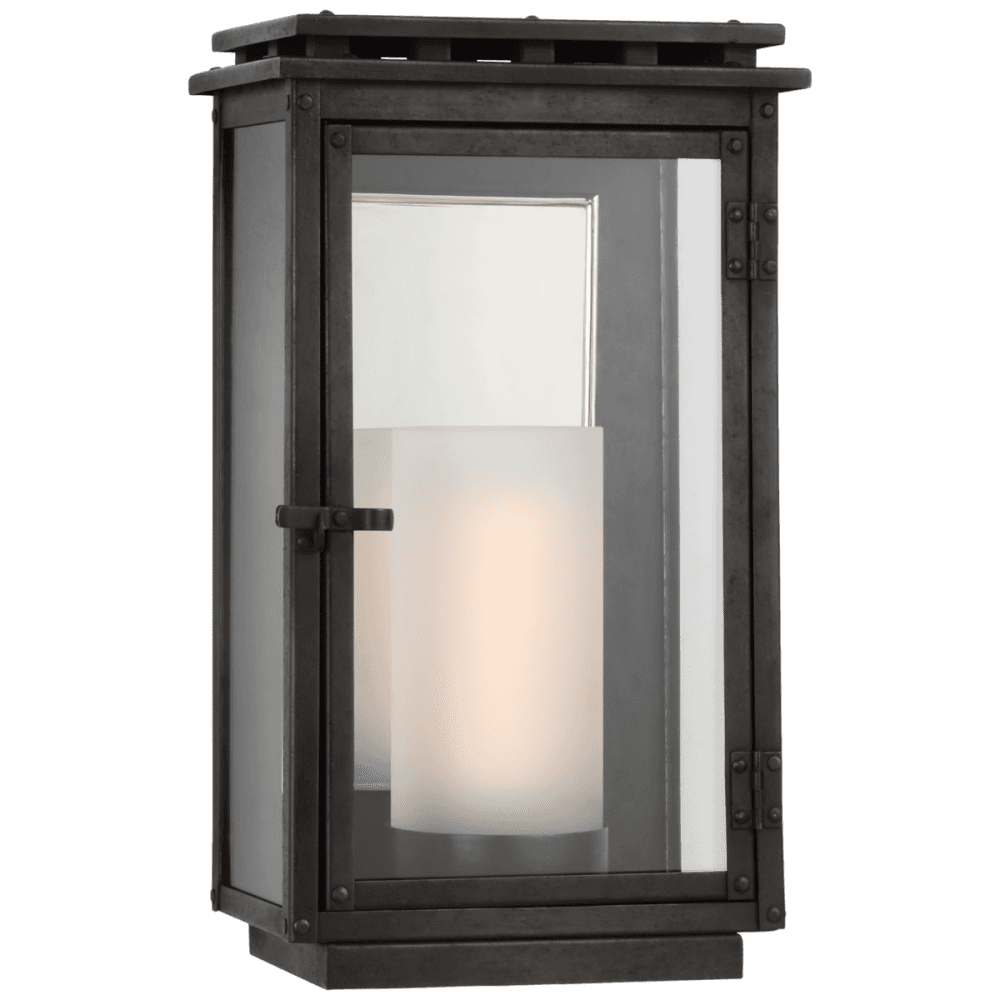 Visual Comfort Signature Cheshire 3/4 Outdoor Wall Lantern Aged Iron