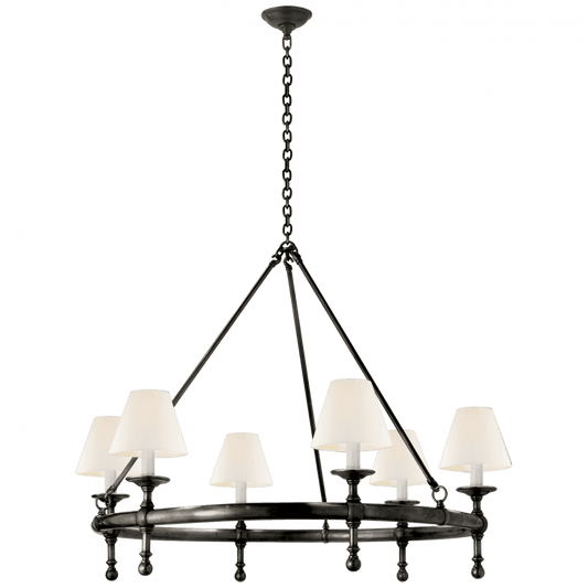 Visual Comfort Signature Classic Ring Chandelier Bronze