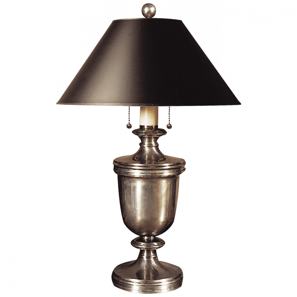 Visual Comfort Signature Classical Urn Table Lamp Antique Nickel