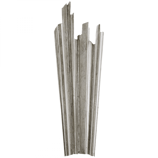 Visual Comfort Signature Claymore Wall Sconce Burnished Silver Leaf