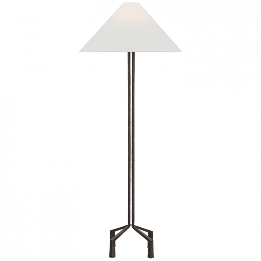 Visual Comfort Signature Clifford Large Forged Floor Lamp Aged Iron