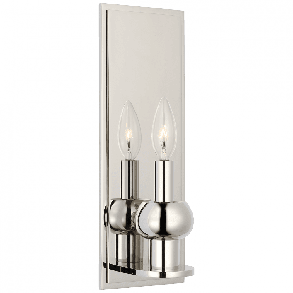 Visual Comfort & Co. Signature Collection Comtesse Medium Sconce - Polished Nickel
