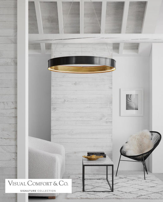 Visual Comfort Signature Connery Chandelier Polished Nickel