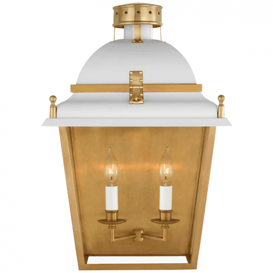 Visual Comfort & Co. Signature Collection Coventry Large Wall Lantern, Visual Comfort & Co. Signature Collection CHD 2108WHT/AB D6912