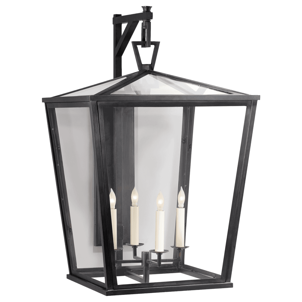 Visual Comfort Signature Darlana Bracket Outdoor Lantern Bronze