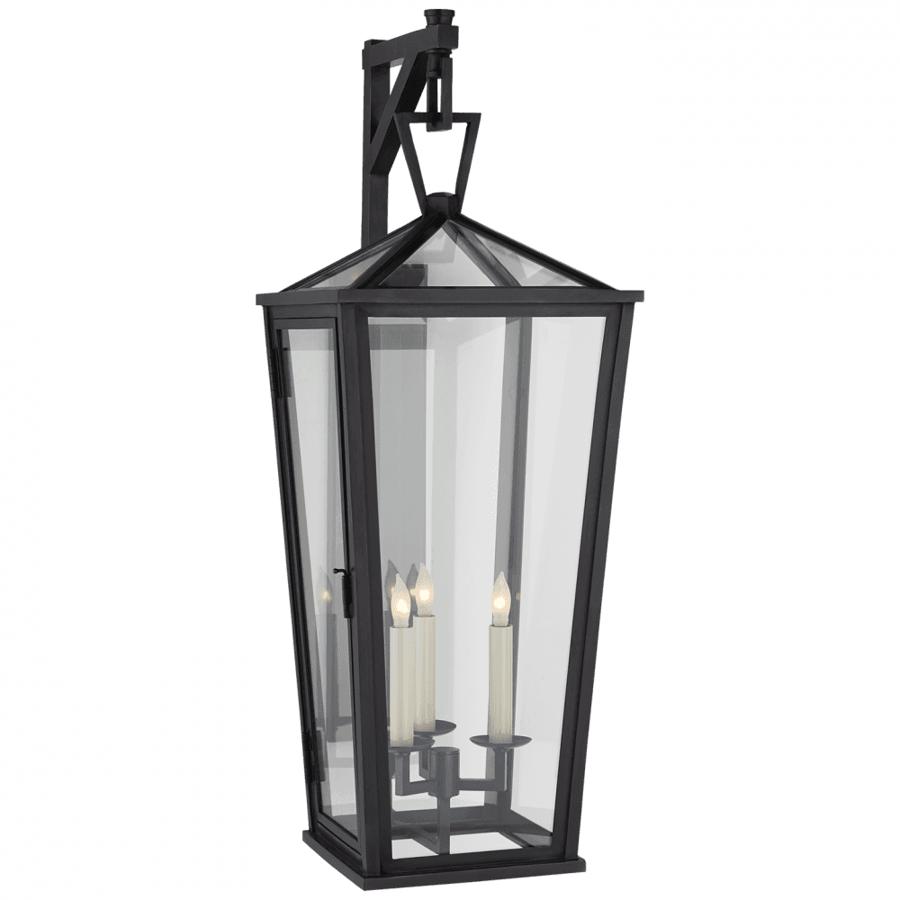 Visual Comfort Signature Darlana Bracketed Outdoor Wall Lantern Bronze