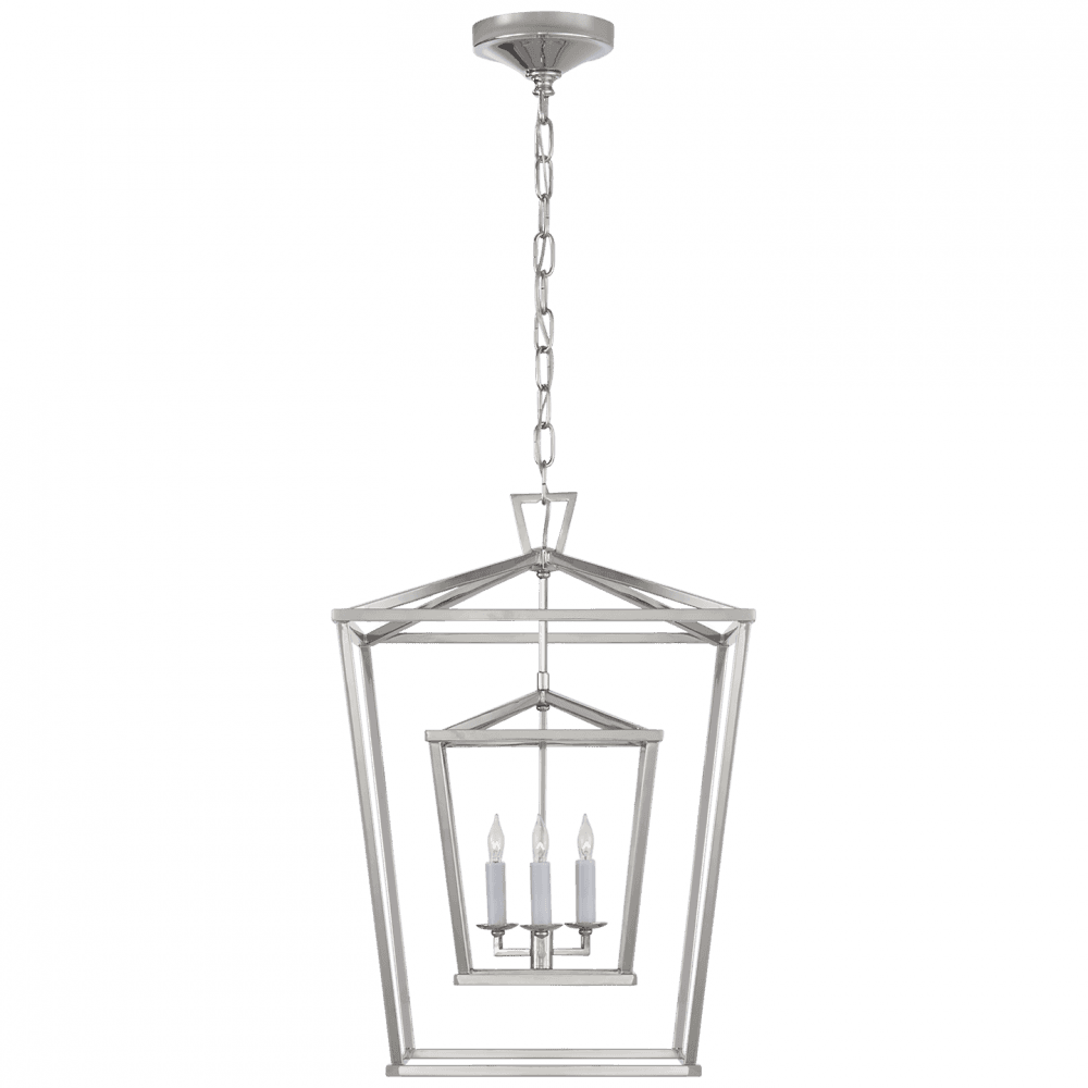 Visual Comfort Signature Darlana Lantern Pendant Polished Nickel