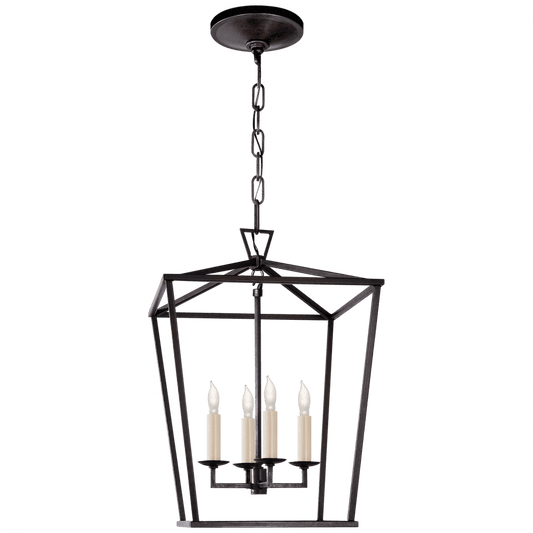 Visual Comfort Signature Darlana Lantern Pendant Aged Iron
