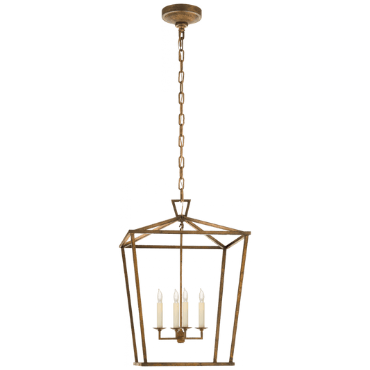 Visual Comfort Signature Darlana Medium Lantern Gilded Iron
