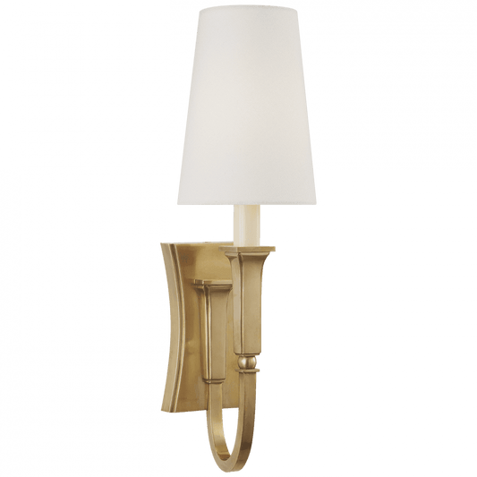 Visual Comfort Signature Delphia Wall Sconce Hand-Rubbed Antique Brass