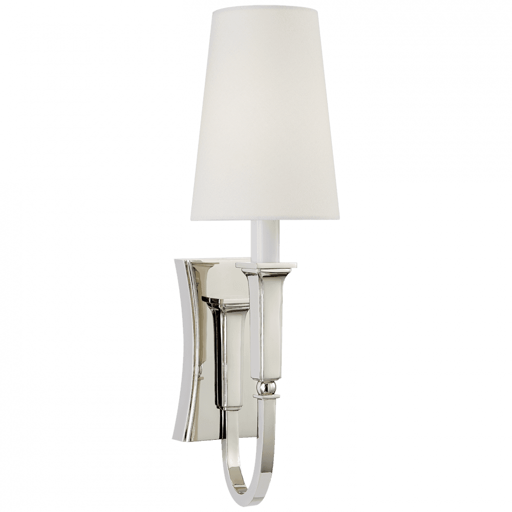 Visual Comfort Signature Delphia Wall Sconce Polished Nickel