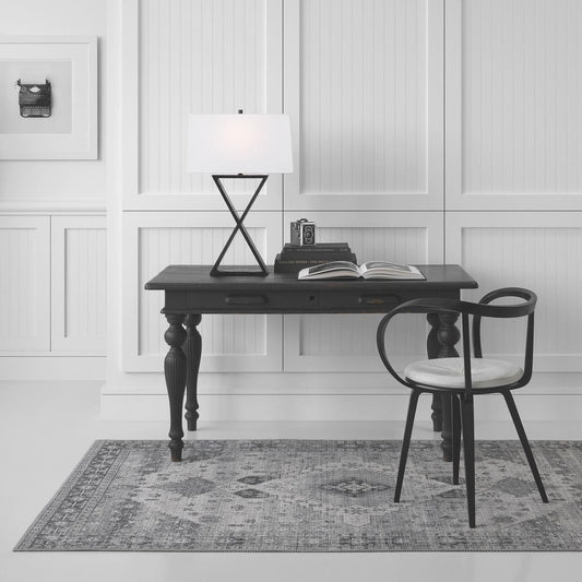 Visual Comfort & Co. Signature Collection Denali Medium Table Lamp - Aged Iron