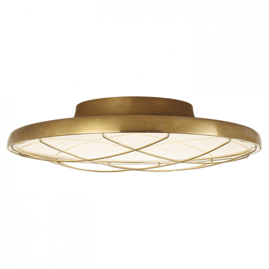 Visual Comfort Signature Dot Flush Mount Natural Brass