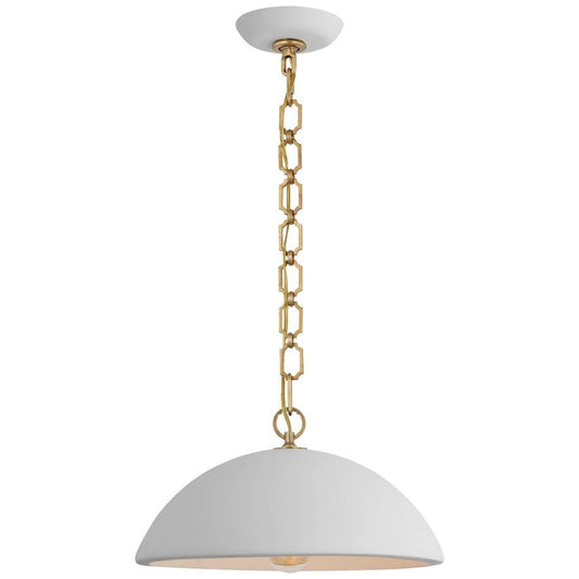 Visual Comfort Signature Elliot Large Pendant Matte White