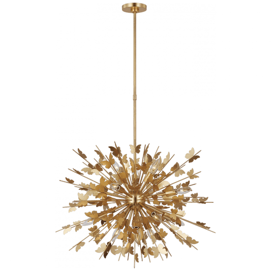 Visual Comfort Signature Farfalle Medium Chandelier Gild