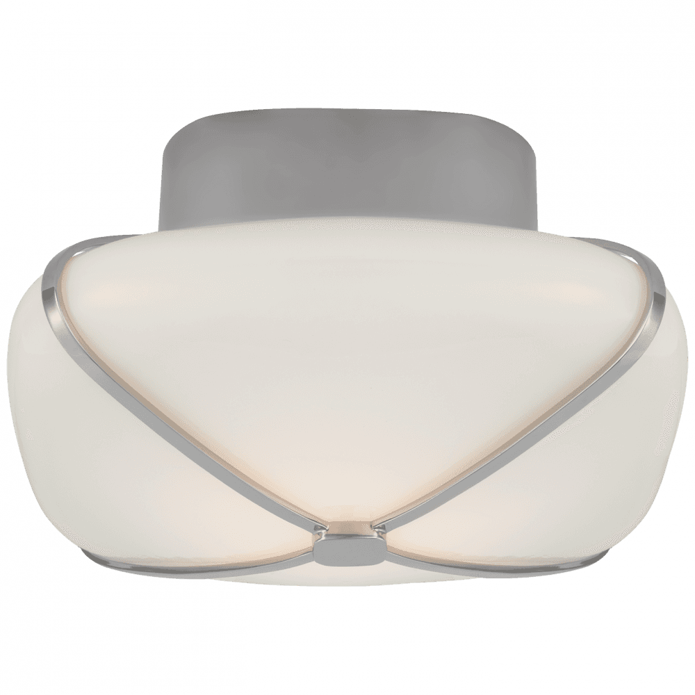 Visual Comfort Signature Fondant Flush Mount Polished Nickel