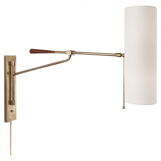 Visual Comfort Signature Frankfort Wall Sconce Hand-Rubbed Antique Brass