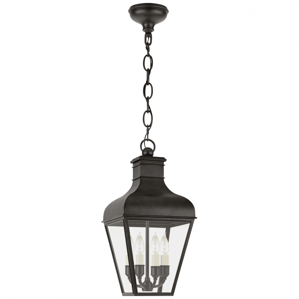 Visual Comfort Signature Fremont Hanging Outdoor Lantern French Rust