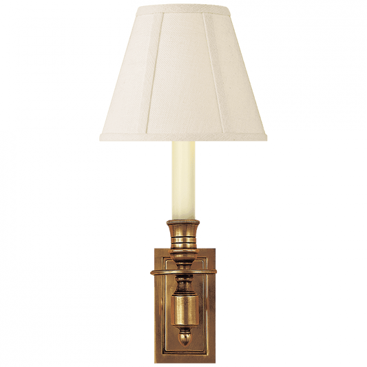 Visual Comfort Signature French Library Wall Sconce Hand-Rubbed Antique Brass