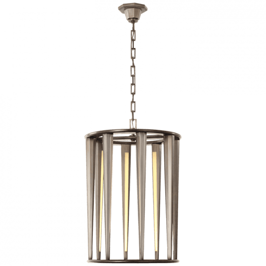 Visual Comfort Signature Galahad Medium Lantern Antique Nickel