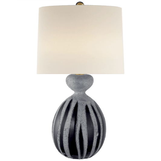 Visual Comfort Signature Gannet Table Lamp Drizzled Cobalt