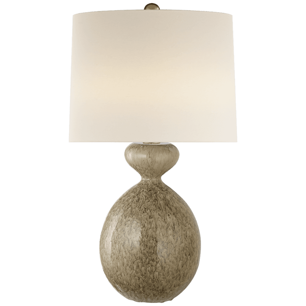 Visual Comfort Signature Gannet Table Lamp Marbleized Sienna