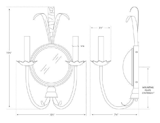 Visual Comfort & Co. Signature Collection Gramercy Wall Sconce