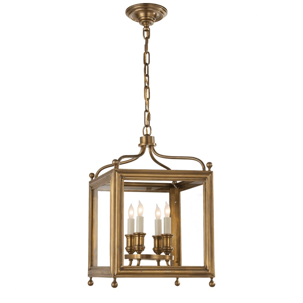 Visual Comfort Signature Greggory Small Lantern Hand-Rubbed Antique Brass