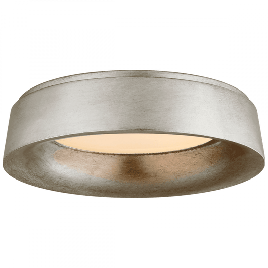 Visual Comfort Signature Halo Flush Mount Burnished Silver Leaf
