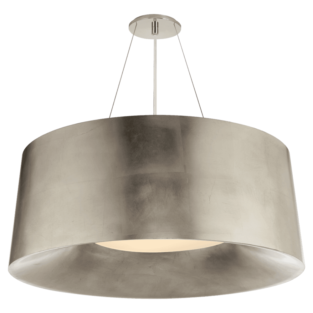 Visual Comfort Signature Halo Medium Hanging Shade Burnished Silver Leaf