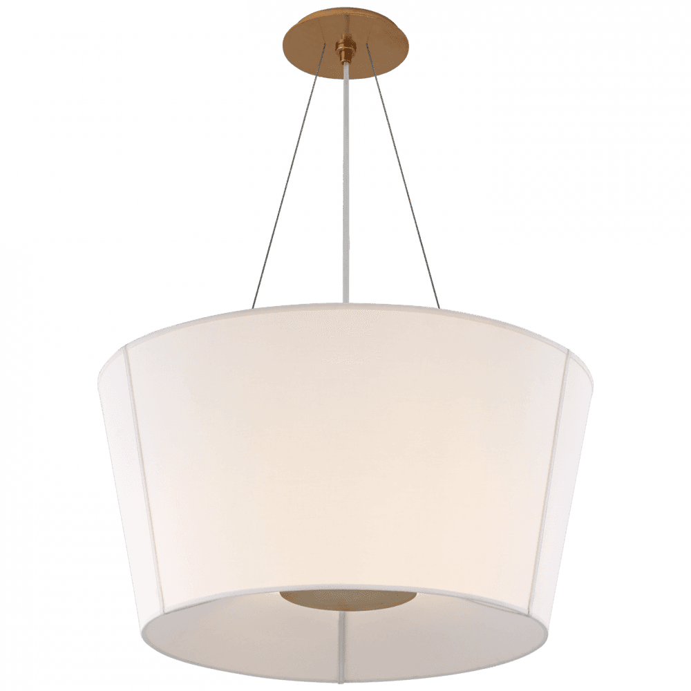 Visual Comfort Signature Hoop Pendant Soft Brass