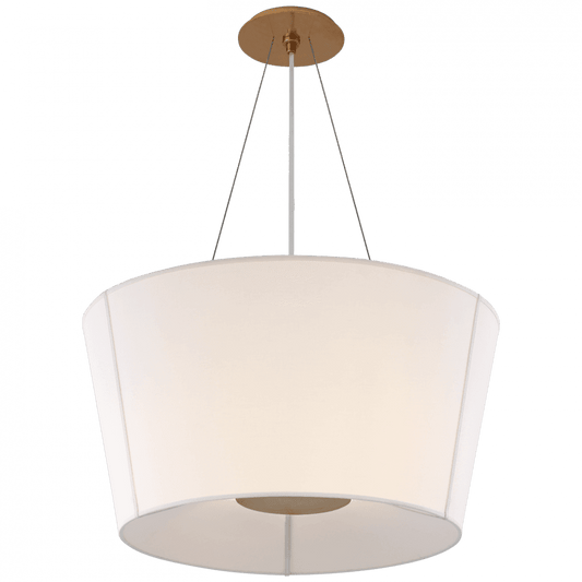 Visual Comfort Signature Hoop Pendant Soft Brass