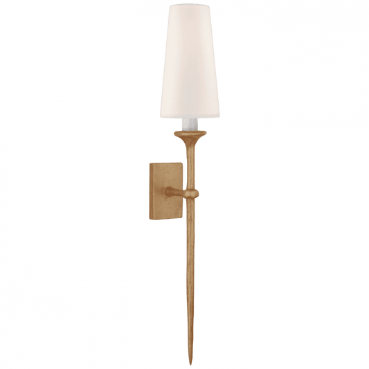 Visual Comfort Signature Iberia Single Wall Sconce Antique Bronze Leaf