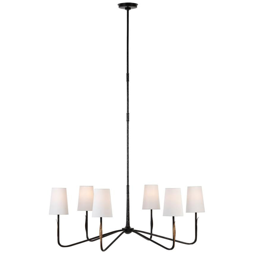 Visual Comfort Signature Kairos 40 Aged Iron and Roman Bronze