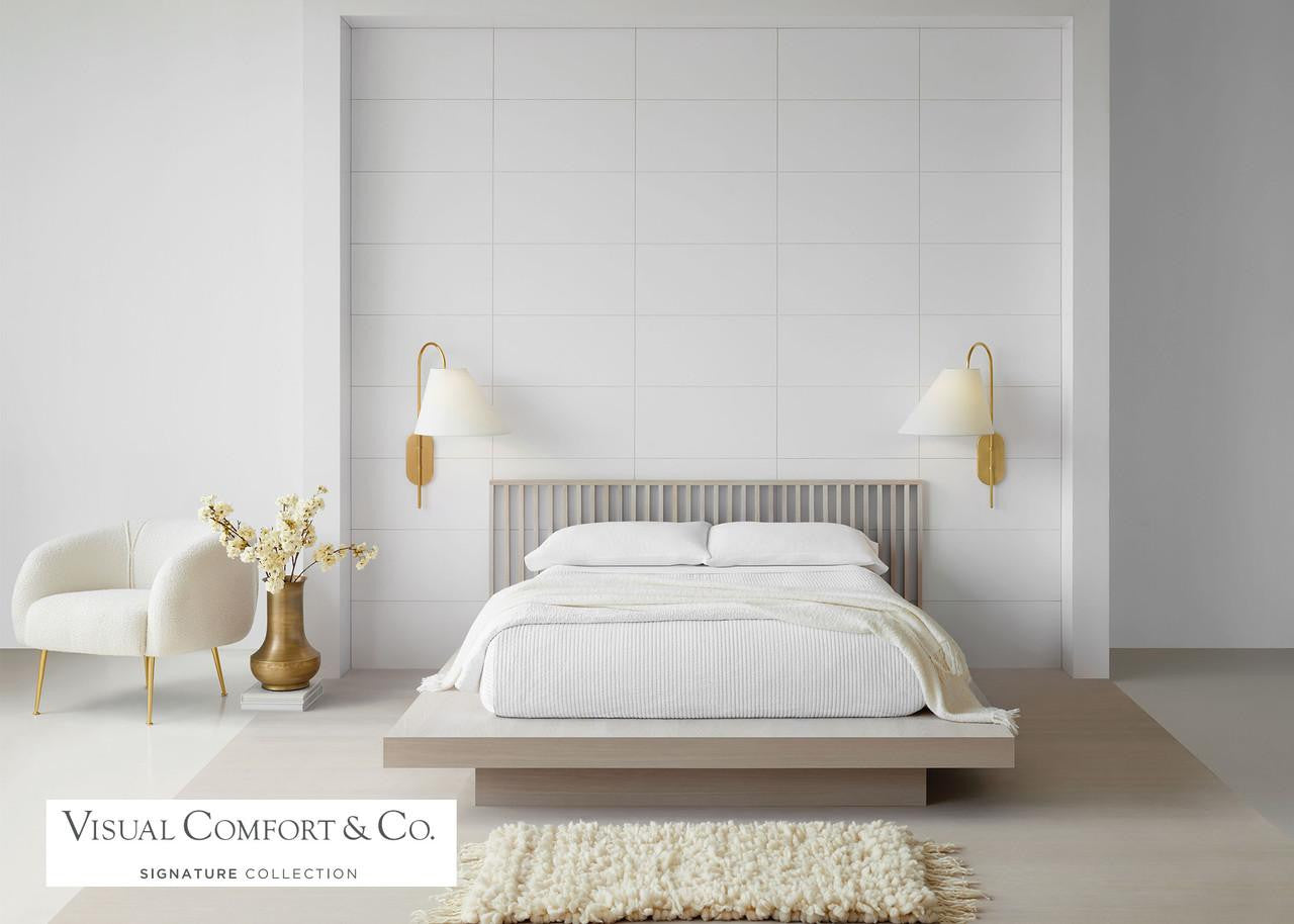Visual Comfort & Co. Signature Collection Kinsley Large Articulating Wall Light - Soft Brass
