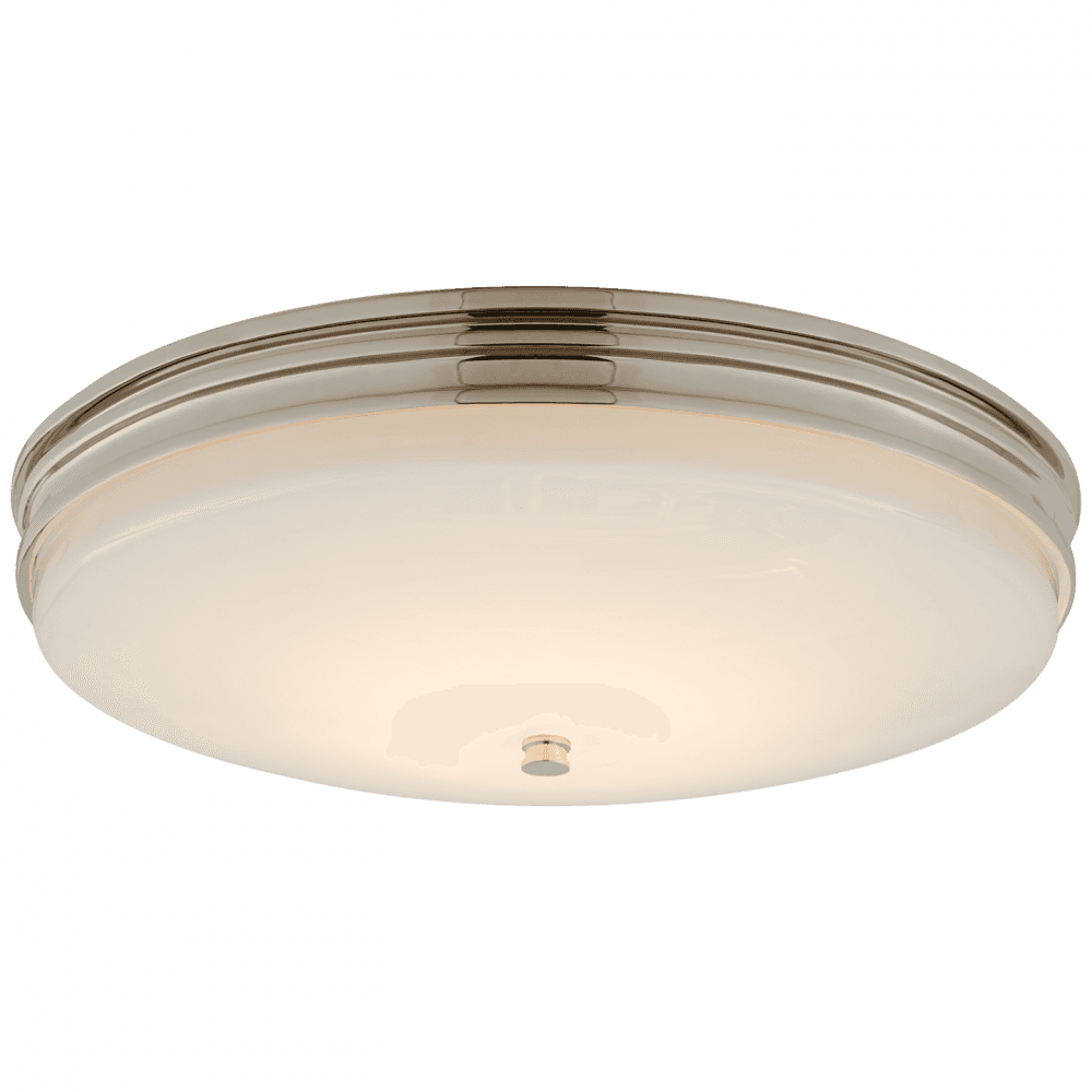 Visual Comfort Signature Launceton Flush Mount Polished Nickel
