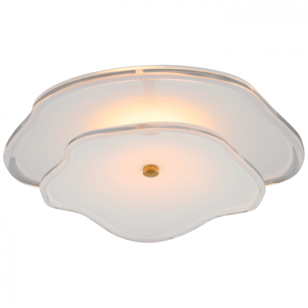 Visual Comfort Signature Leighton Layered Flush Mount Soft Brass