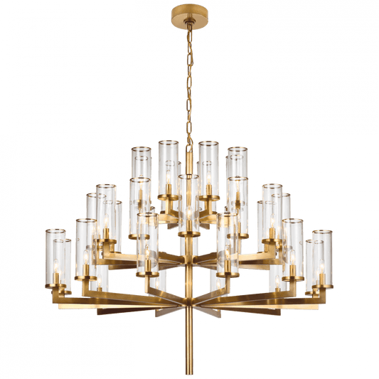Visual Comfort Signature Liaison Chandelier Bronze