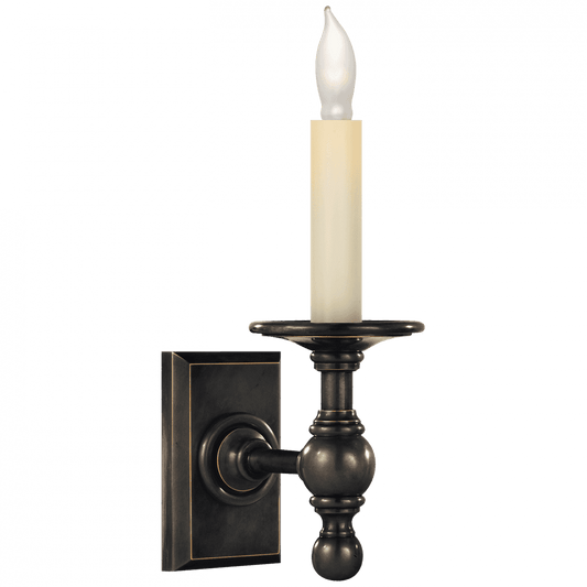 Visual Comfort Signature Library Classic Wall Sconce Hand-Rubbed Antique Brass