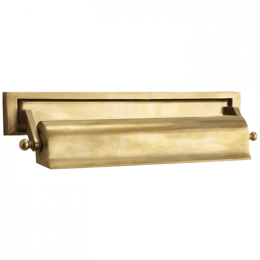 Visual Comfort Signature Library Picture Light Hand-Rubbed Antique Brass