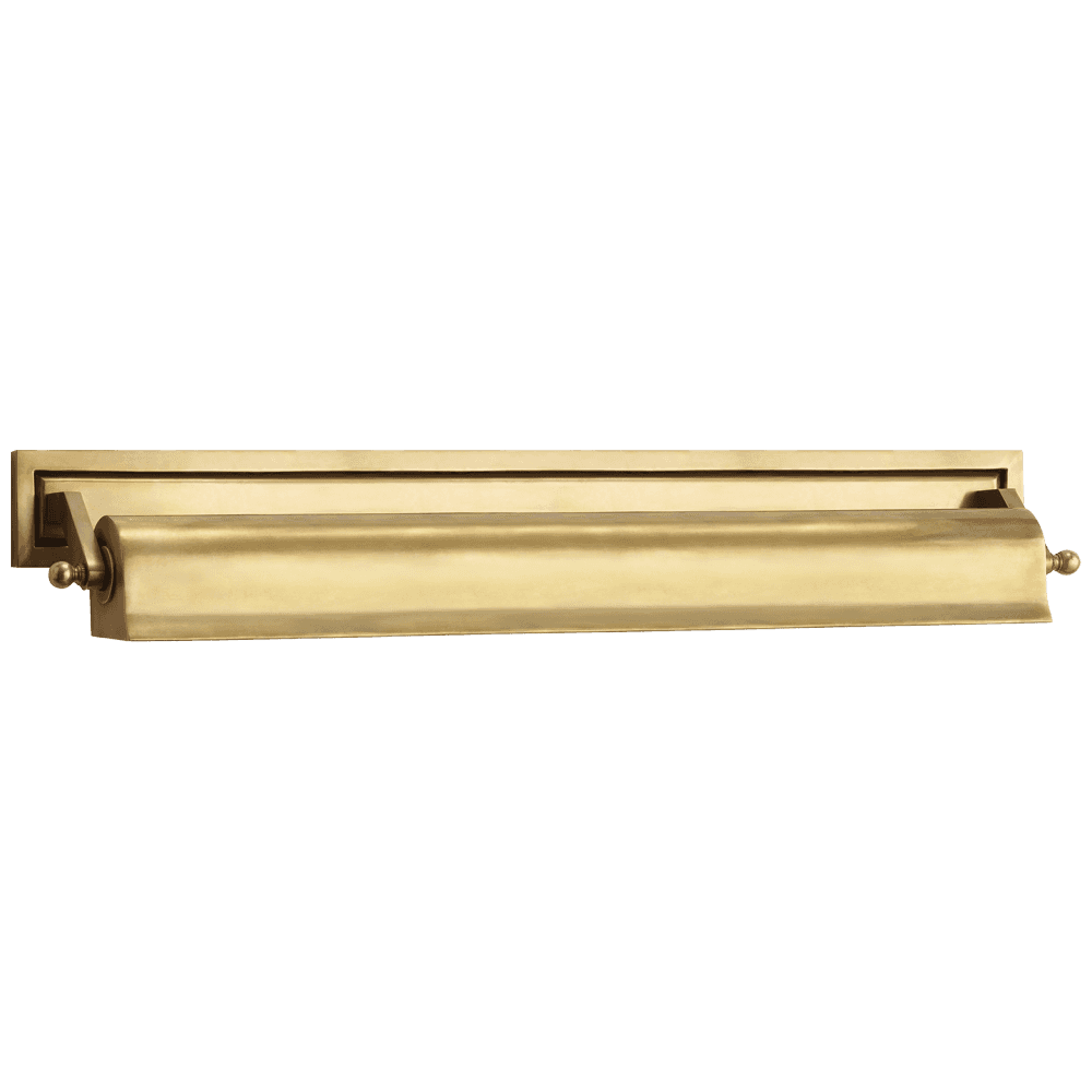 Visual Comfort Signature Library Picture Light Hand-Rubbed Antique Brass
