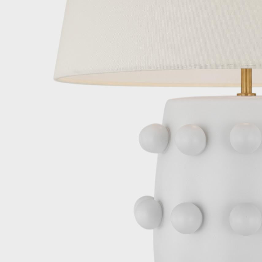 Visual Comfort & Co. Signature Collection Linden Medium Cordless Table Lamp, Visual Comfort & Co. Signature Collection KW 3031PW-L-CL N1Y54